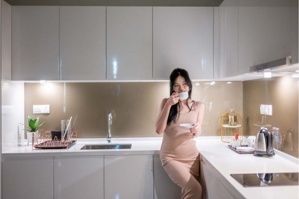 Pavilion Embassy Suites KL by Perfect Host Kitchen with Model