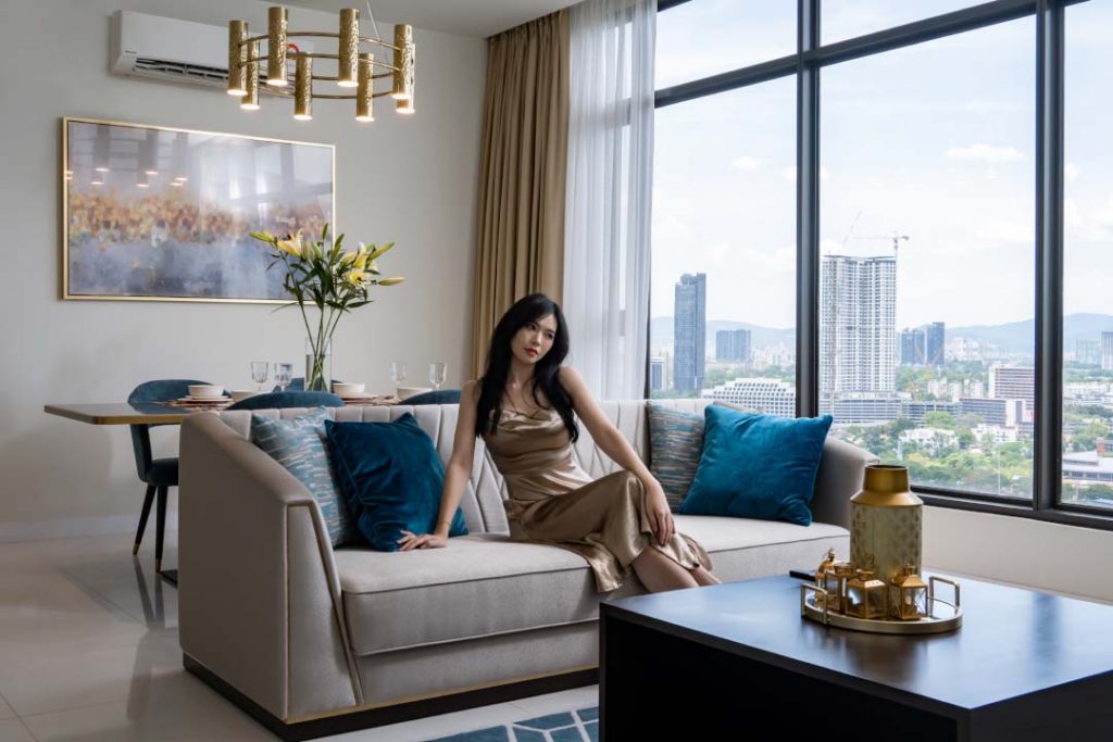 Pavilion Embassy Suites KL by Perfect Host Living Room with Model